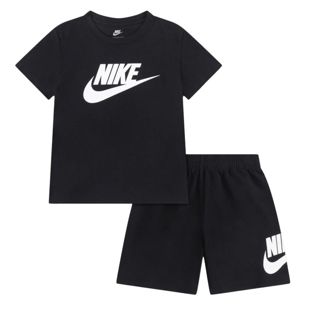 Nike Childrens/Kids Swoosh T-Shirt & Shorts Set / Black